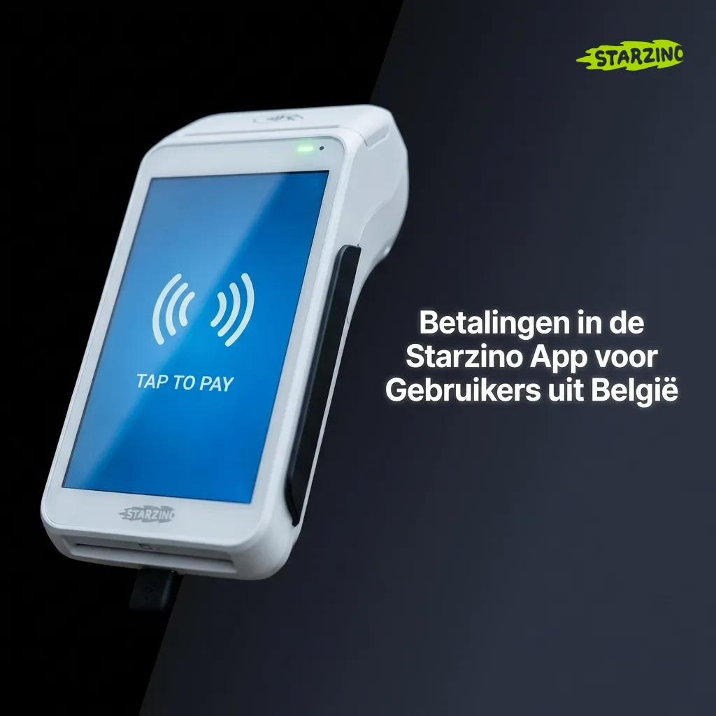 Starzino App payment methods for Belgian users including Bancontact, Visa, Mastercard, and digital wallets