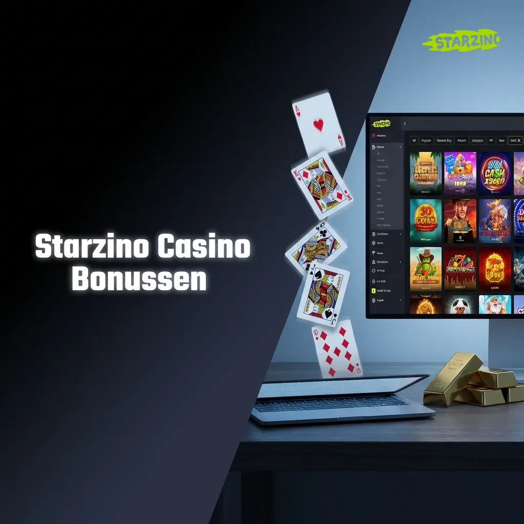Starzino Casino bonuses including weekly reload bonus, slots cashback, and free spins on new games for players