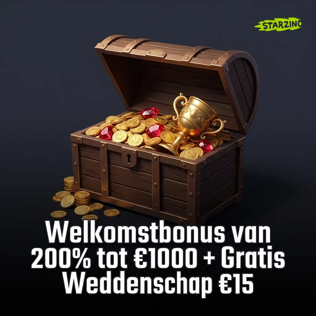 Belgian casino welcome bonus: 200% up to €1000 plus €15 free bet for new players with €20 minimum deposit