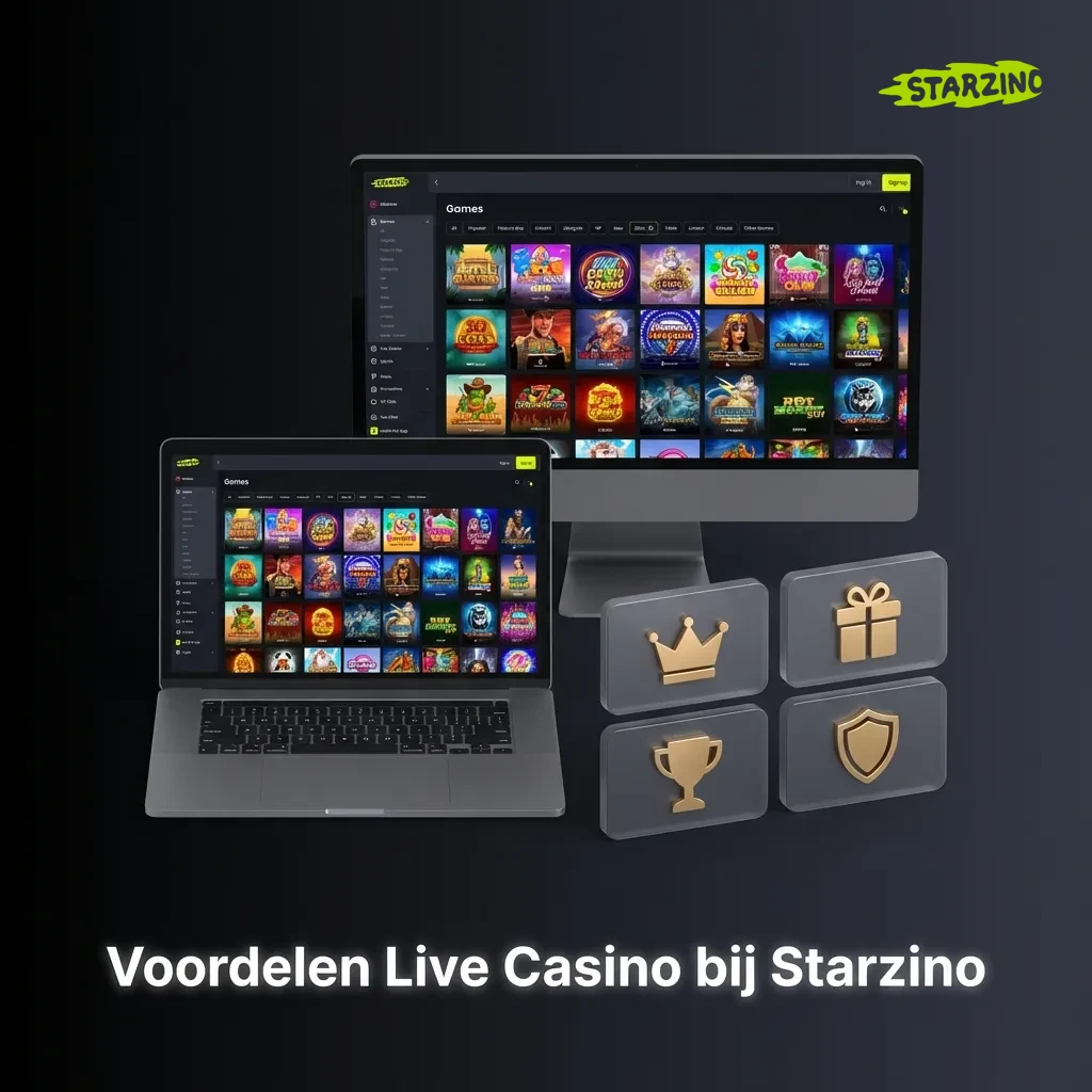 Live casino dealers at Starzino with real-time gameplay and HD streaming for Belgian players