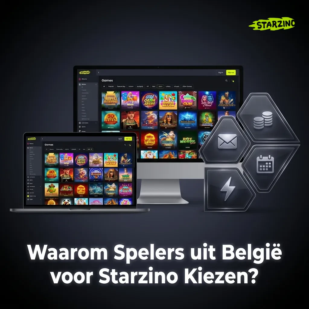 Belgian players choose Starzino for Bancontact integration, Dutch interface, fast verification, and local currency gaming.
